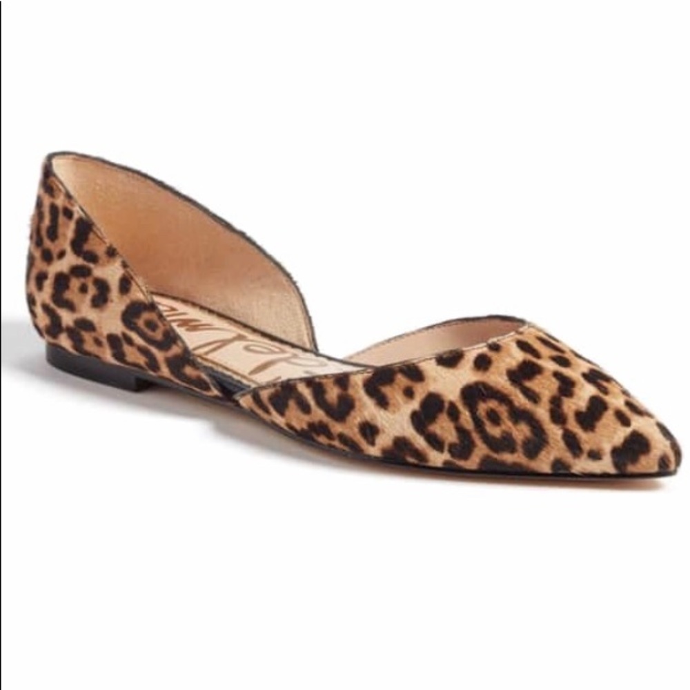 Sam Edelman Leopard Flats Sz 10